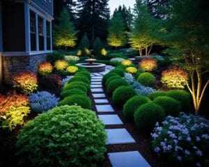 Außenbeleuchtung planen: Lichtakzente im Garten setzen