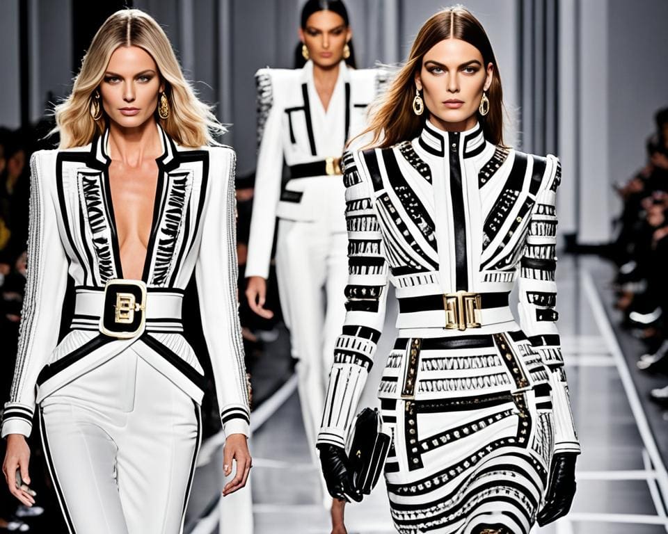 Geschichte von Balmain und Power Dressing