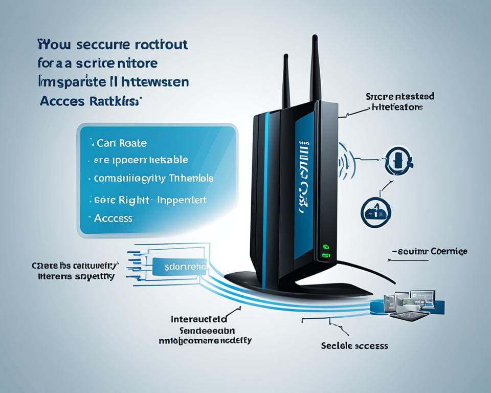 Internet Sicherheit im sicheren Router