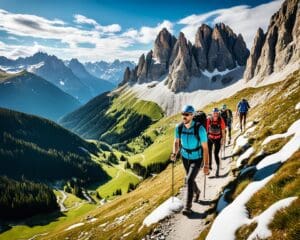 Italienische Berge: Wandern und Skifahren in den Dolomiten