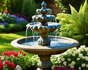 Springbrunnen im Garten: Entspannung durch Wasserplätschern