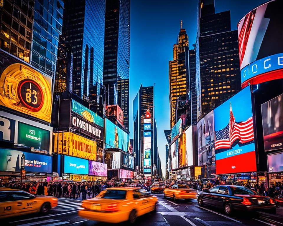 Times Square in Manhattan