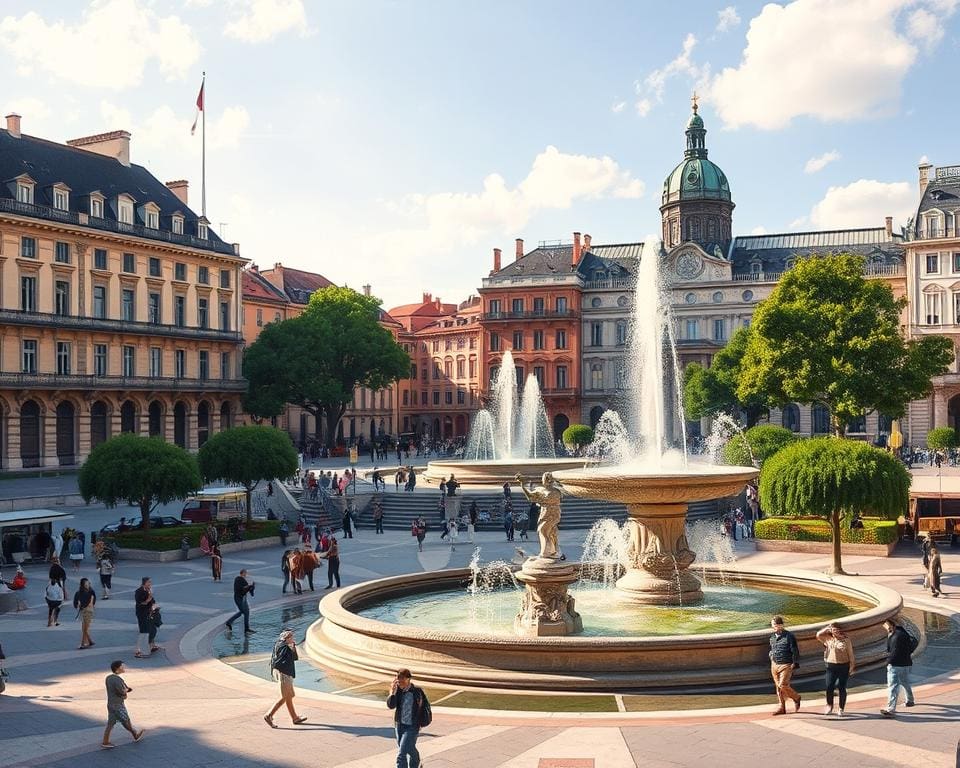 Bedeutung der historischen Plätze in Lyon