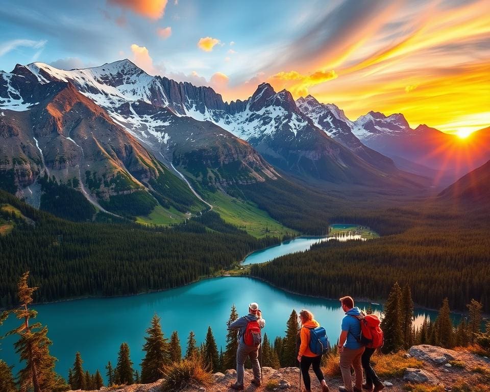 Berglandschaft im Kootenay-Nationalpark