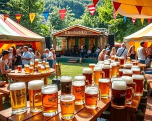 Bierfestivals mit internationalen Sorten