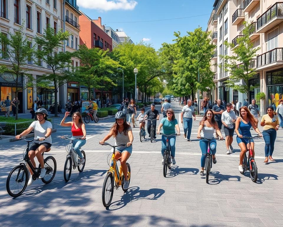 City-Abenteuer in der Stadt