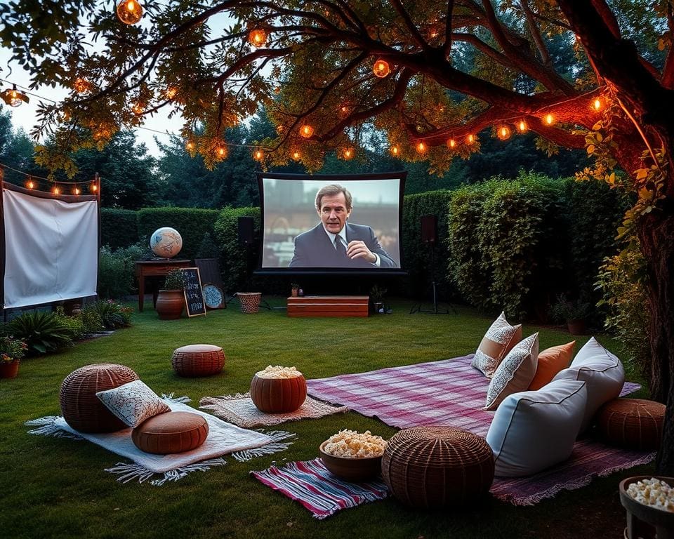 Freiluftkino im Garten: So gestalten Sie Ihren eigenen Outdoor-Screen