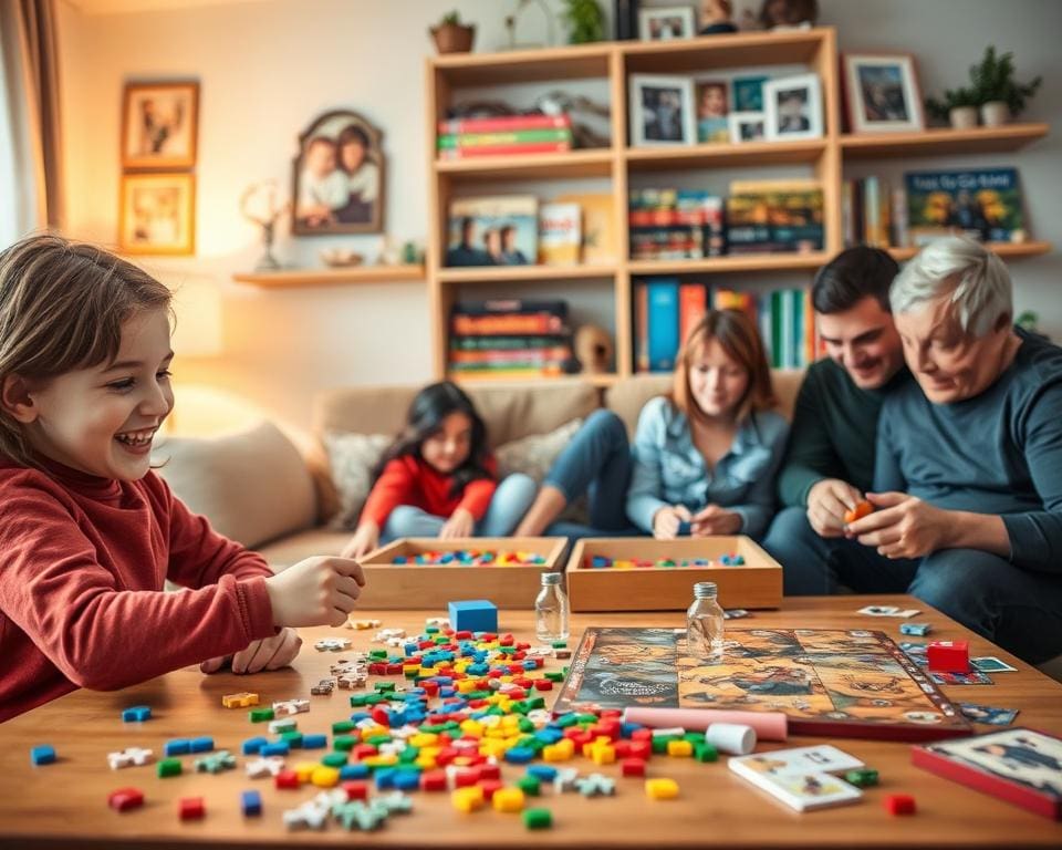 Gemeinsame Spielmomente durch Familienspiele fördern