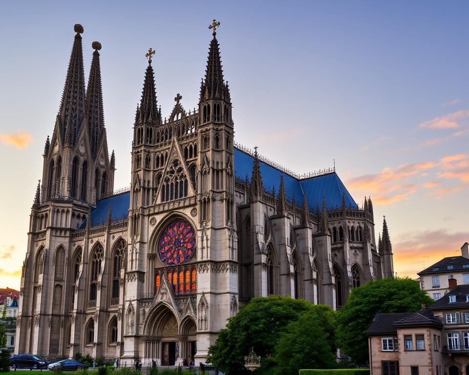 Gotische Kathedralen in Reims, Frankreich