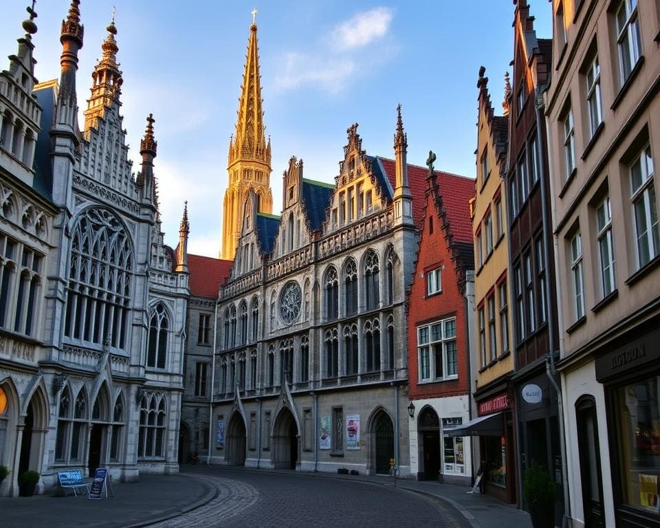 Gotische Kirchen in Brügge, Belgien