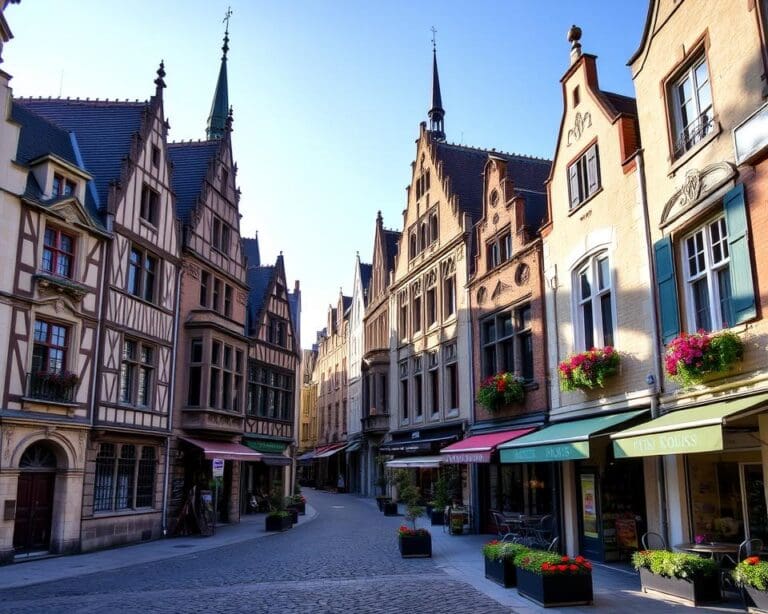 Historische Bauwerke in Rouen, Frankreich