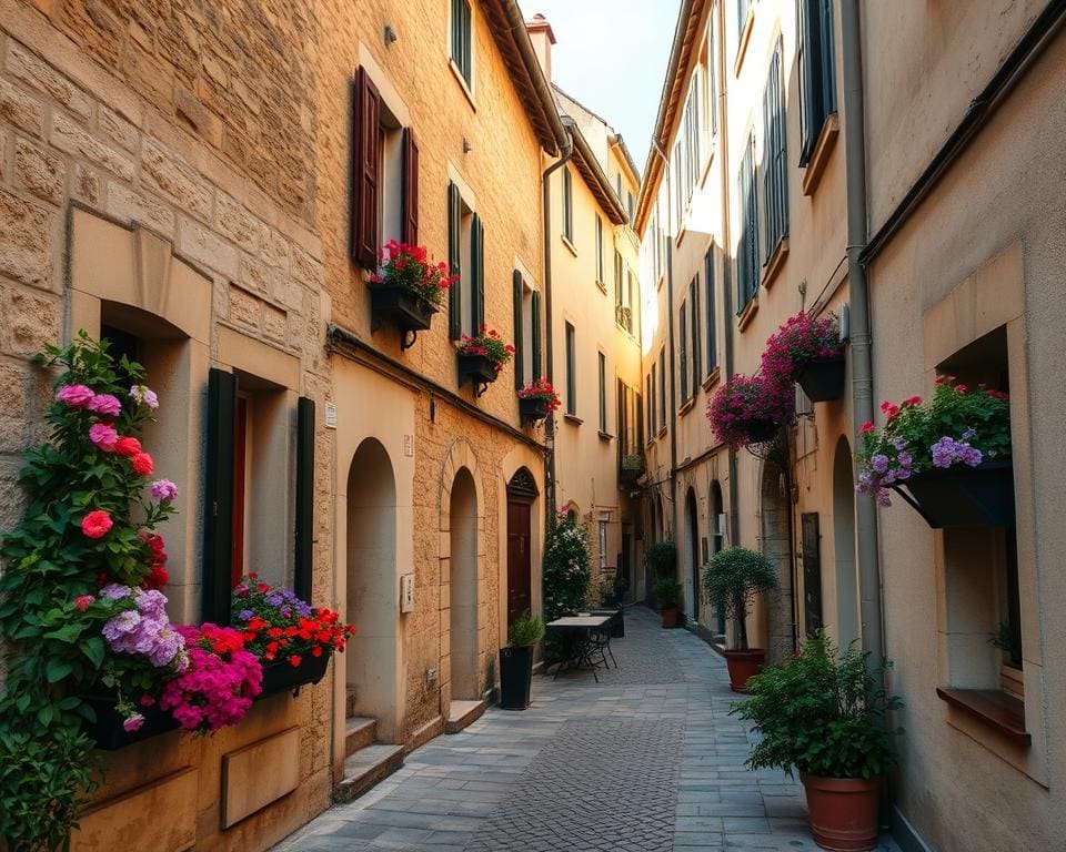 Historische Gassen in Avignon, Frankreich