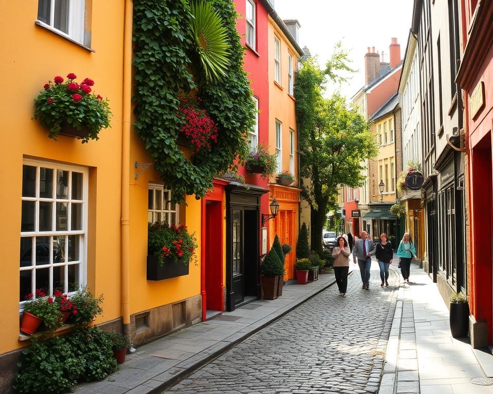 Historische Gassen in Cork, Irland