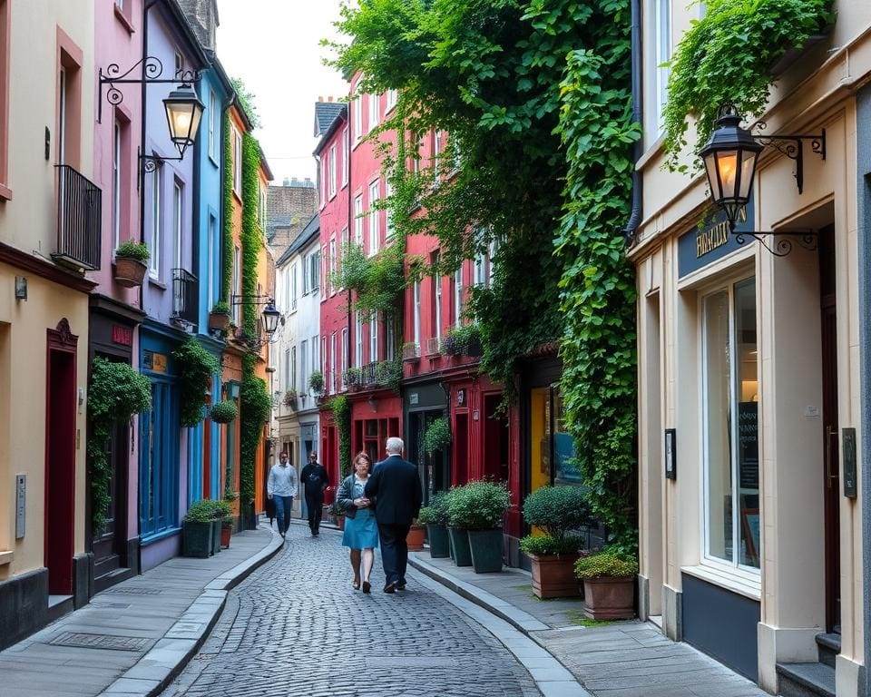 Historische Gassen in Cork, Irland