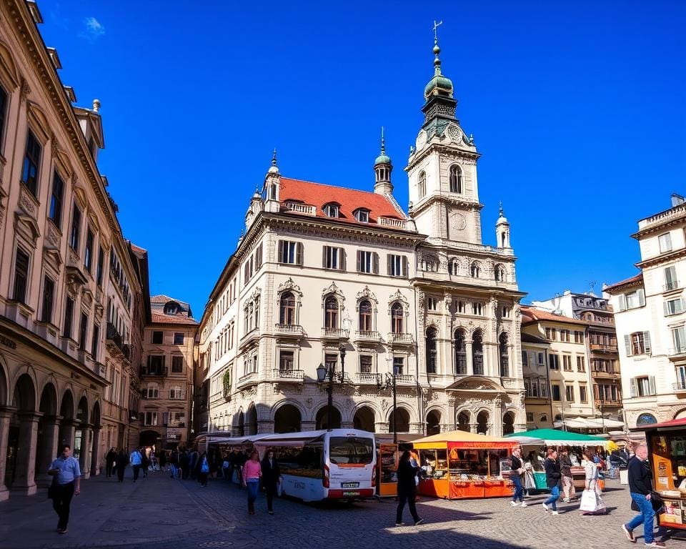 Historische Plätze in Pécs, Ungarn