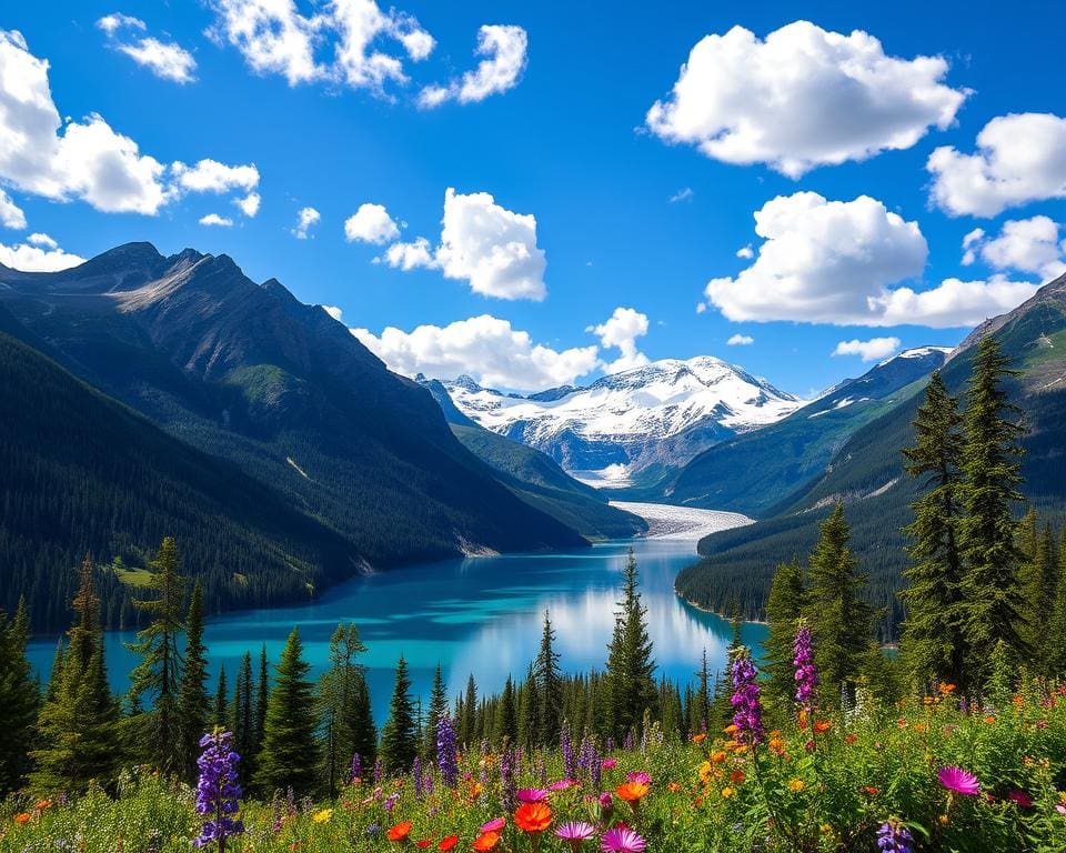 Natur und Parks im Kootenay-Nationalpark, British Columbia