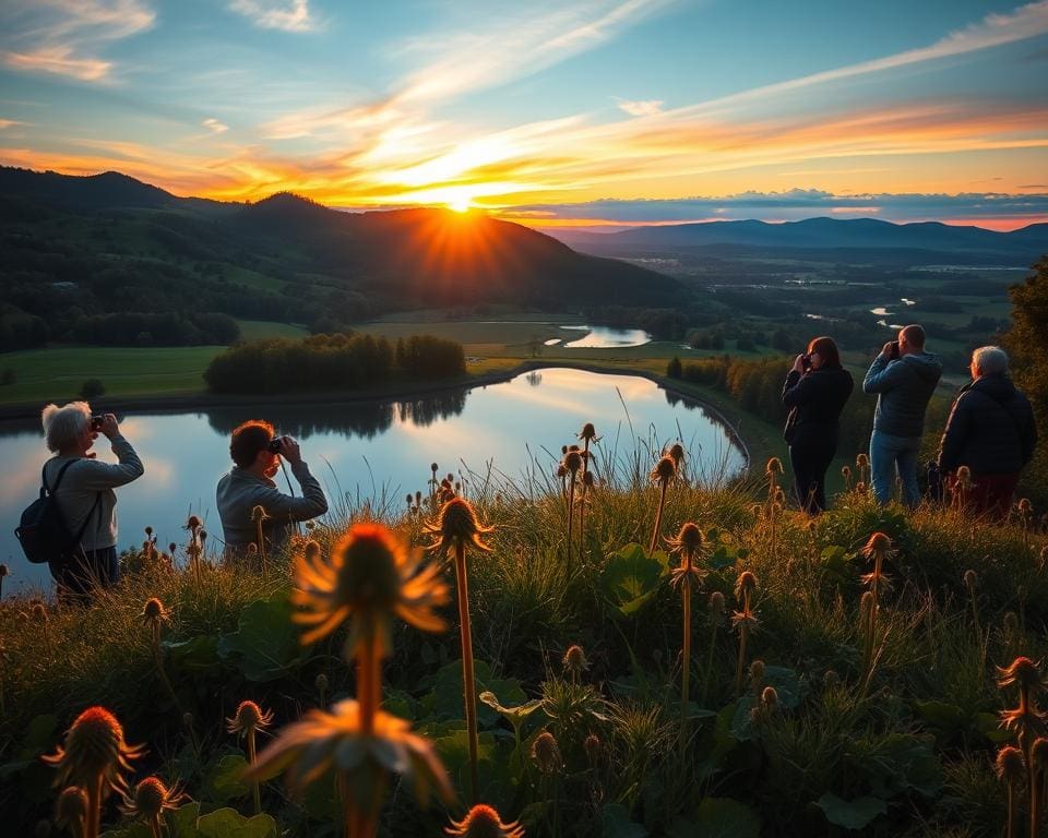 Naturschönheiten bei Fotowalks bei Sonnenaufgang