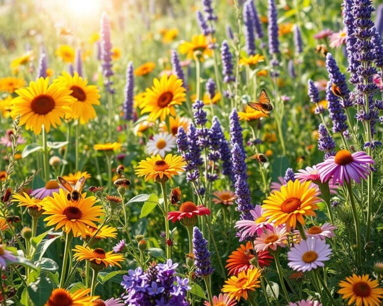 Nützlinge im Garten fördern: Bienen, Schmetterlinge & Co. einladen