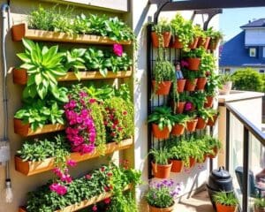 Regale für Pflanzen: Vertikale Gartenideen für Balkon und Terrasse