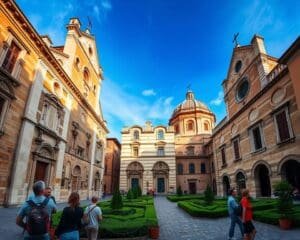 Romanische Kirchen in Siena, Italien