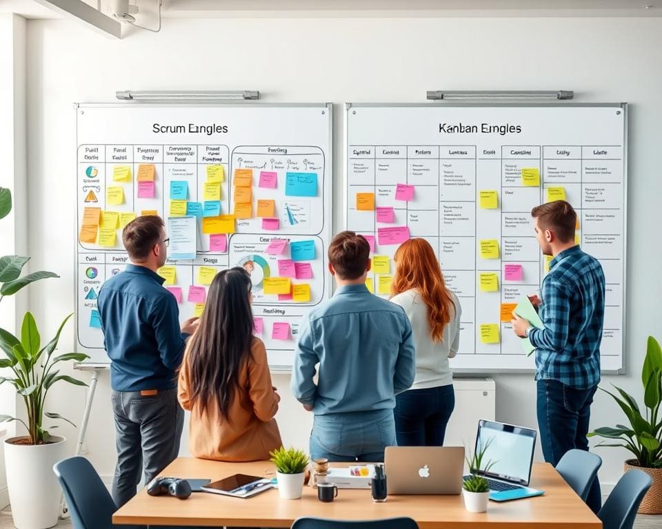 Scrum und Kanban in der Agile Transformation