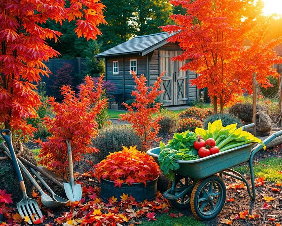 Tipps für die richtige Gartenpflege im Herbst