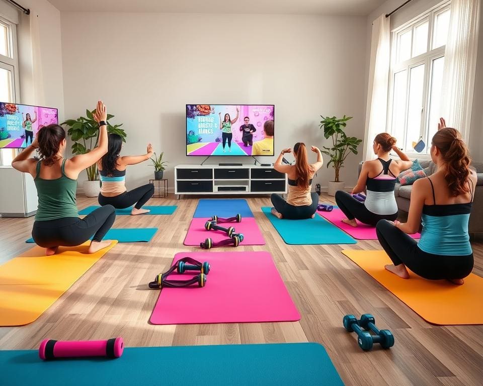 Virtuelle Fitnesskurse: Die besten Workouts online