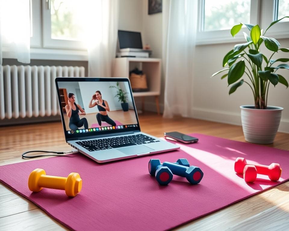 Virtuelle Fitnesskurse: So bleibst du auch im Home-Office fit