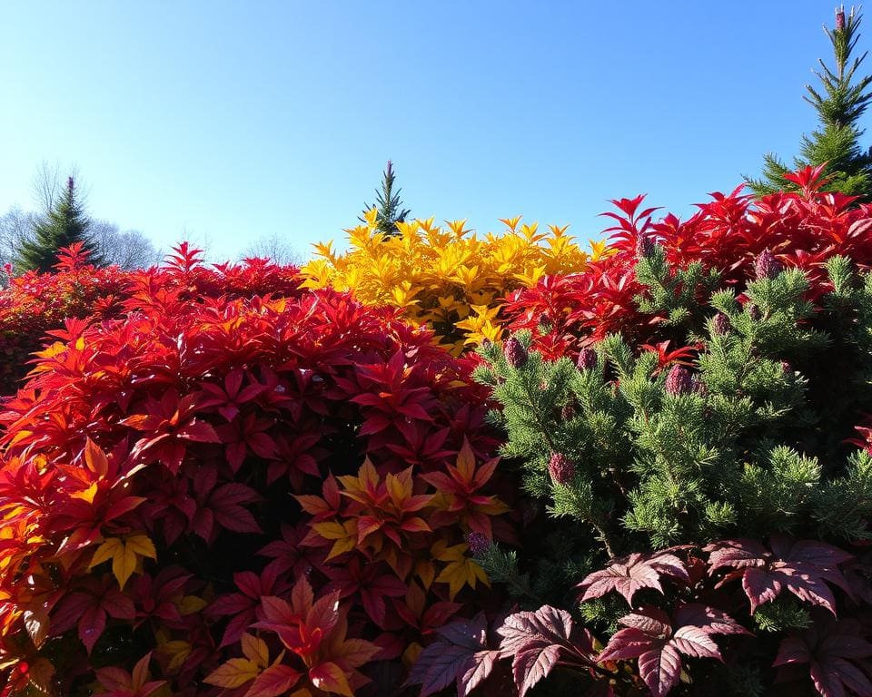 bunte Sträucher für den Garten