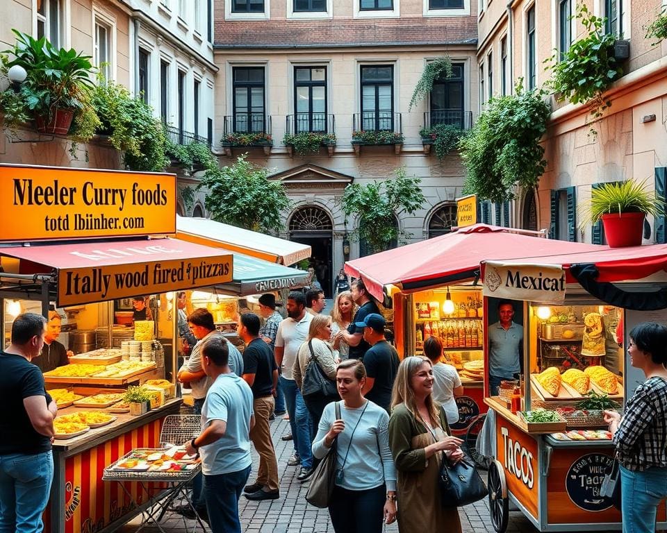 internationale Streetfood Küche