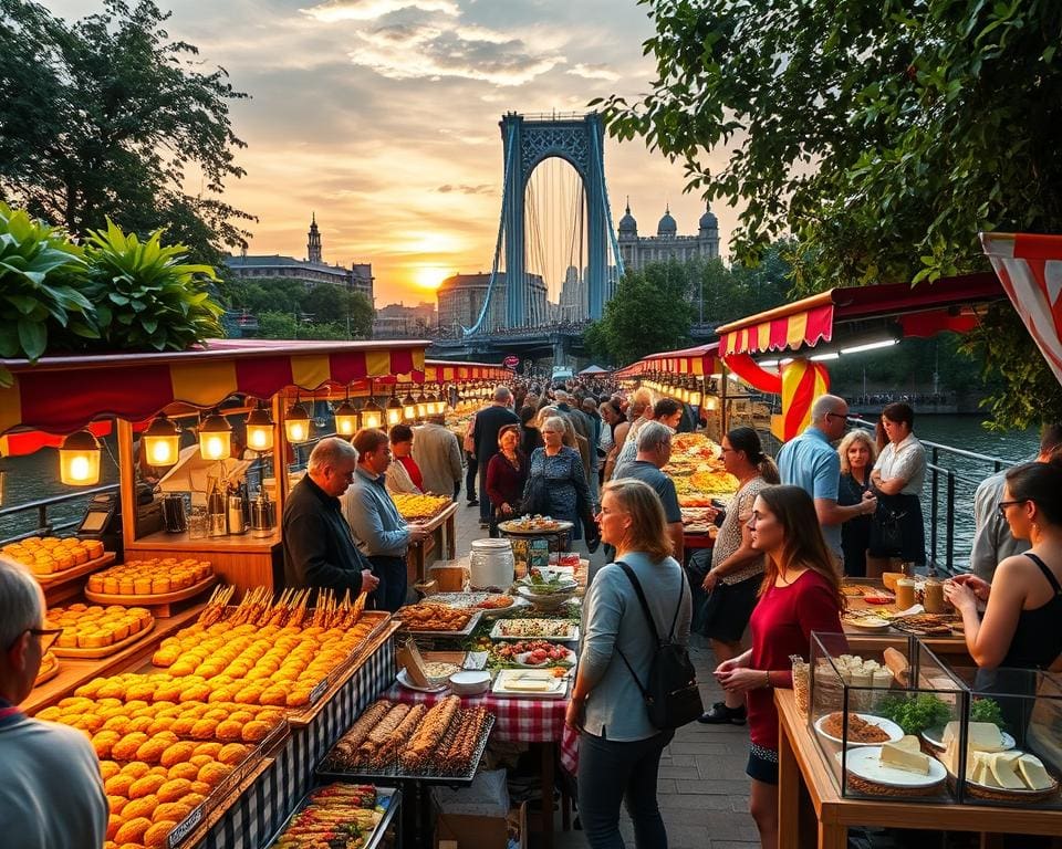 kulinarische Festivals und gastronomische Vielfalt auf Brücken