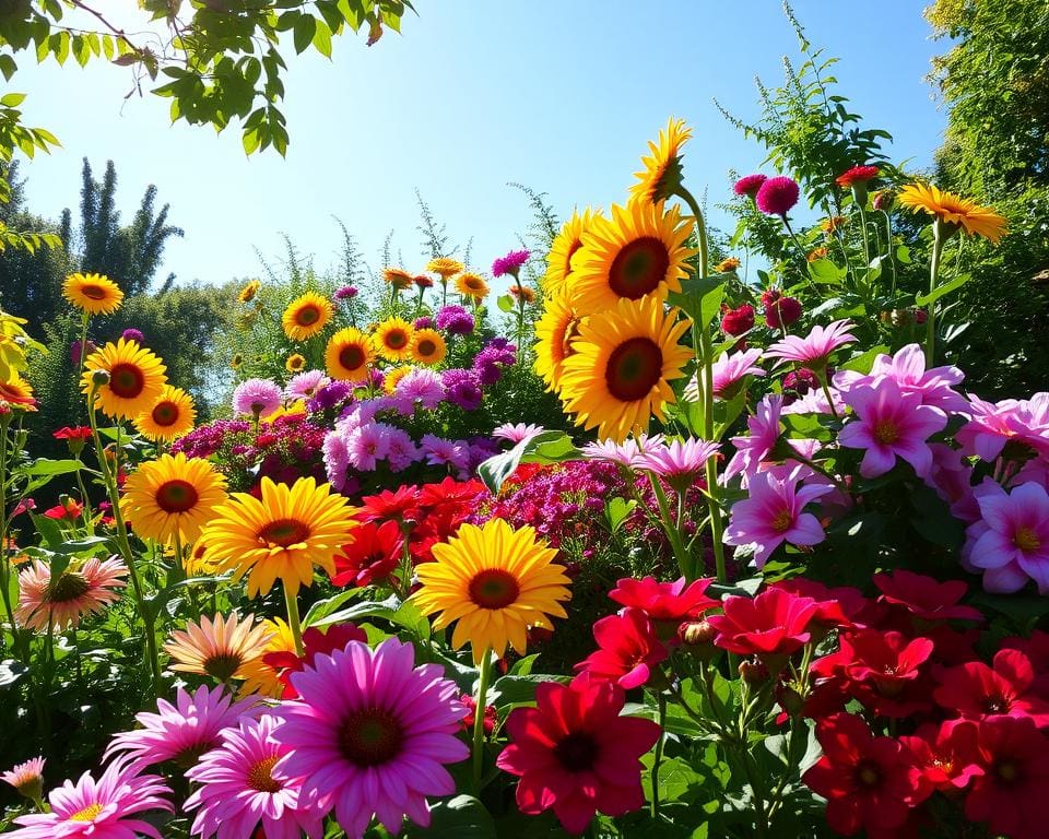 schöne Blüten im Garten