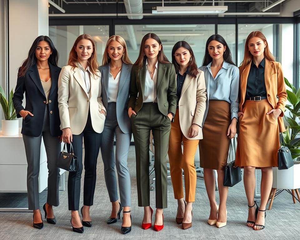 trendige Businessmode für Frauen