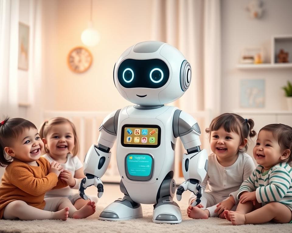 Babysitter-Roboter für junge Eltern