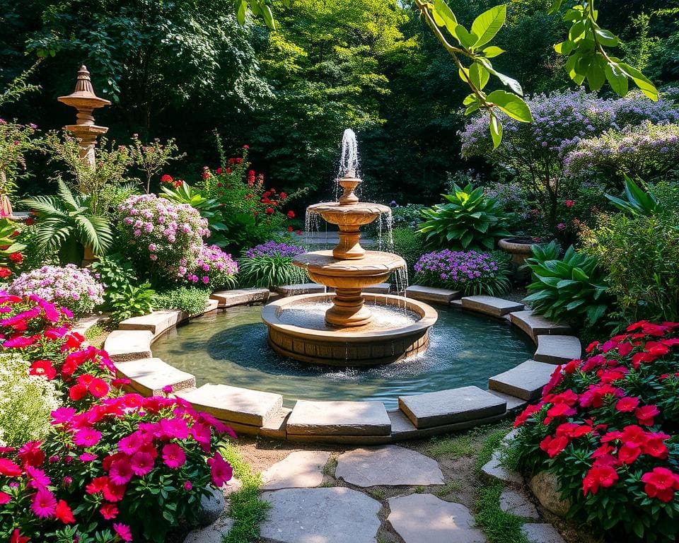 Brunnen im Garten: So gestalten Sie Wasserspiele richtig