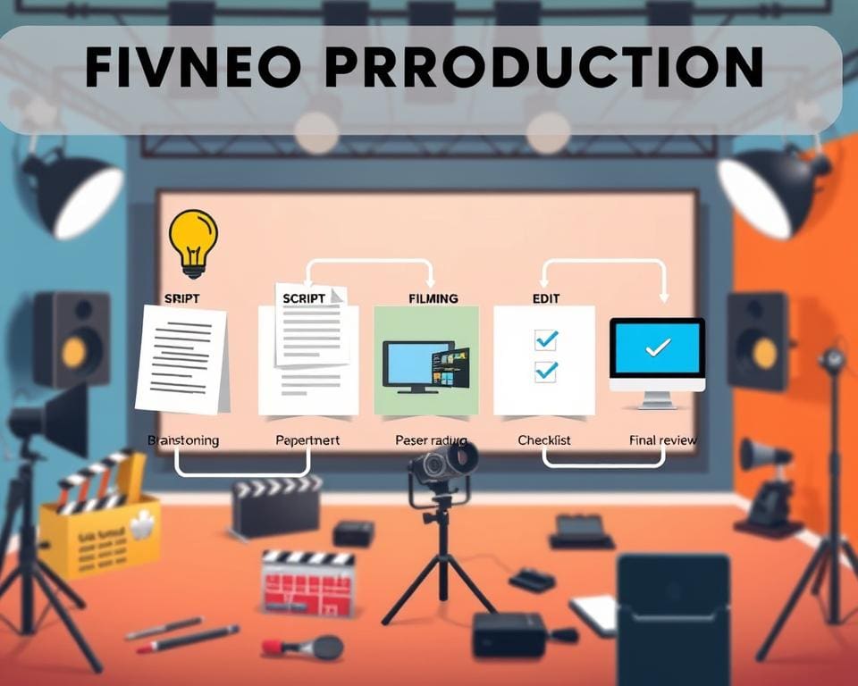 Der perfekte Videoproduktionsprozess in 5 Schritten