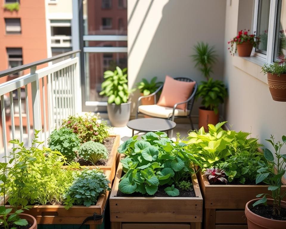 Kleine Hochbeete für Balkon