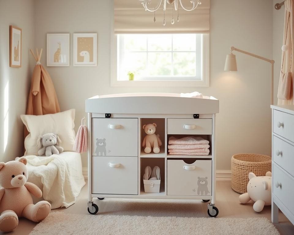 Mobile Wickeltische für Babyzimmer