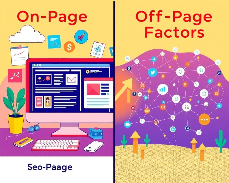 On-Page Optimierung und Off-Page Faktoren