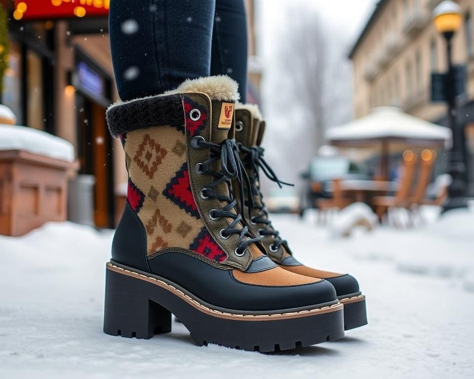 Plateau-Stiefel: Mutige Trends für den Winter