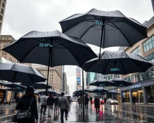 Smarte Regenschirme mit Wetterwarnung