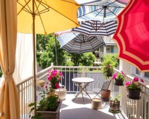 Sonnenschirme für den Balkon: Modelle im Vergleich