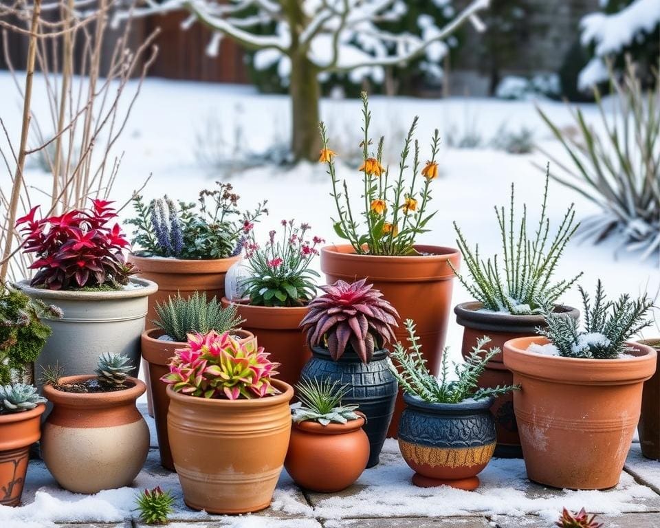 Topf für Wintergarten