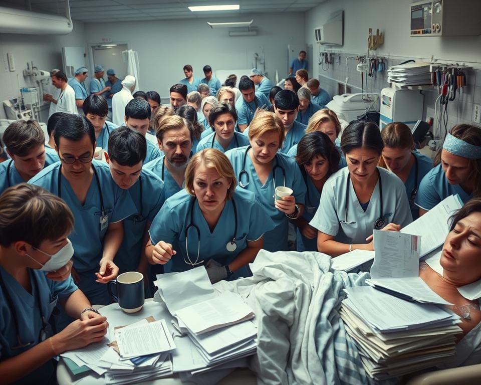 Überlastung im Gesundheitswesen