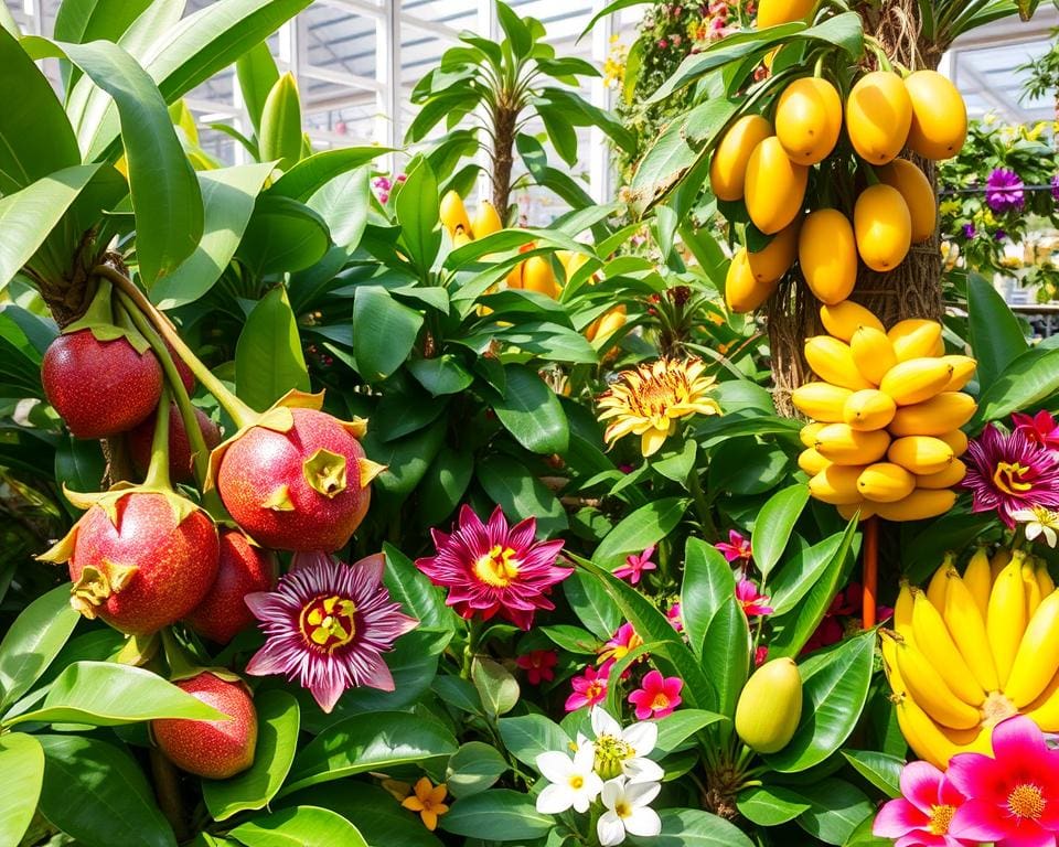 beste exotische Früchte im Wintergarten