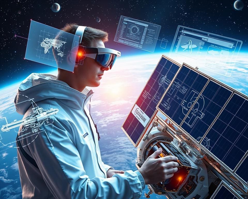 AR in der Satellitenwartung