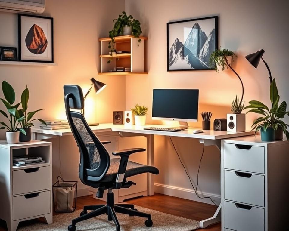 Arbeiten von zu Hause: Ergonomische Einrichtung