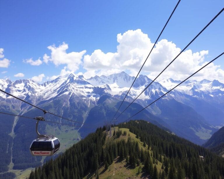 Bergbahnen in den Alpen: Gipfel erreichen