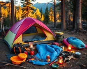 Campingausrüstung: Das Wichtigste auf einen Blick