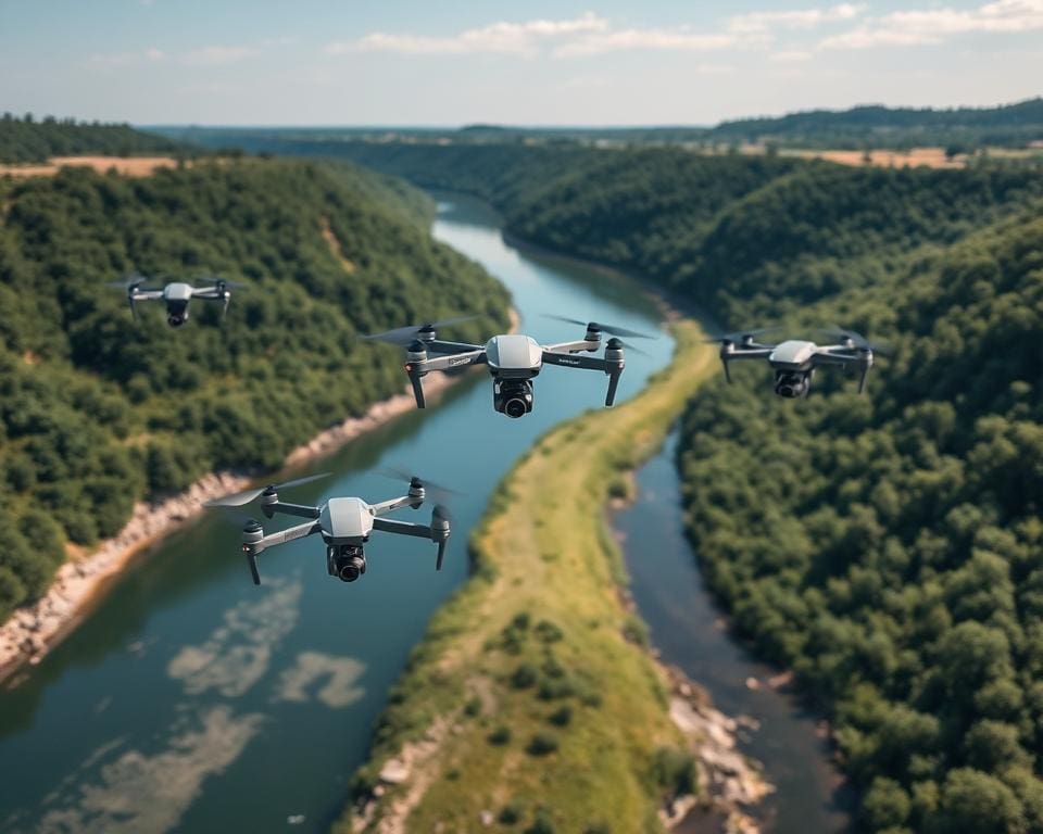 Drohnen Einsatz in der Wasserkontrolle